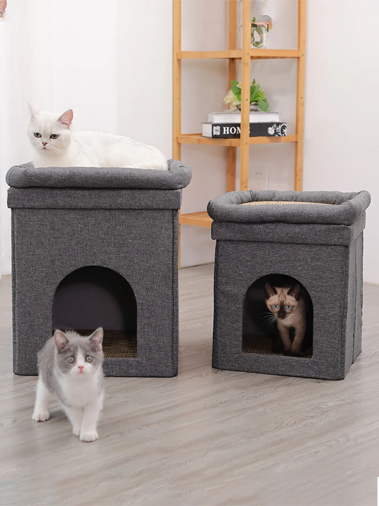 Nordic House Cat Bed Forest Themed Modern Creative Unique Cat Bed Eco Friendly Comfortable Cama De Gato Pets Acessorios EI50MW
Nordic House Cat Bed Forest Themed Modern Creative Unique Cat Bed Eco Friendly Comfortable Cama De Gato Pets Acessorios EI50MW