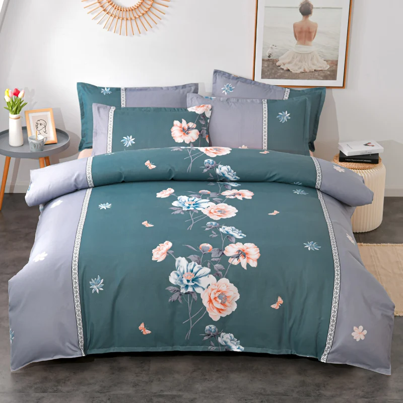 Comfort Microfiber 2 Pillow Shams,1 Bed Sheet Queen And 1 Duvet Cover, King, Twin, Full Size, Bedding Set 4 In 1
Comfort Microfiber 2 Pillow Shams,1 Bed Sheet Queen And 1 Duvet Cover, King, Twin, Full Size, Bedding Set 4 In 1