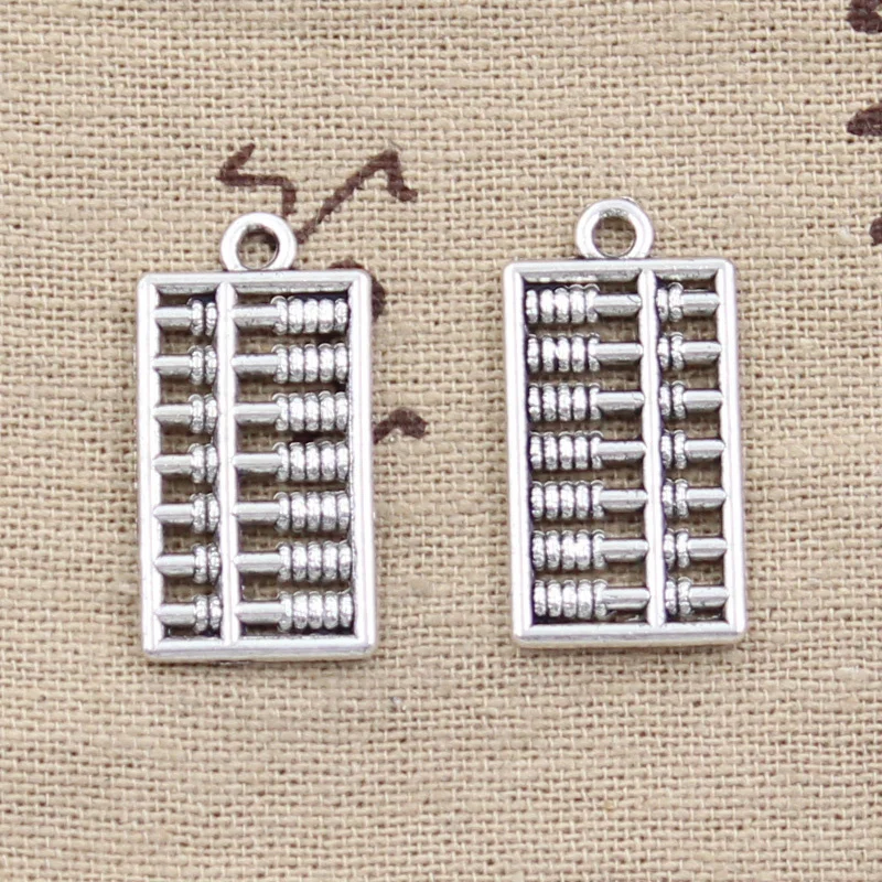 15pcs Charms Counting Frame Abacus 25x12mm Antique Silver Color Pendants Making DIY Handmade Tibetan Finding Jewelry
15pcs Charms Counting Frame Abacus 25x12mm Antique Silver Color Pendants Making DIY Handmade Tibetan Finding Jewelry