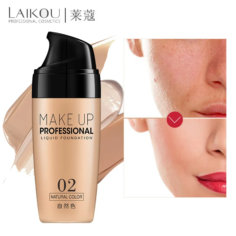 Professional Full Coverage Liquid Foundation Face Base Makeup Natural Color Concealer Whitening Lasting Primer Makeup
Professional Full Coverage Liquid Foundation Face Base Makeup Natural Color Concealer Whitening Lasting Primer Makeup