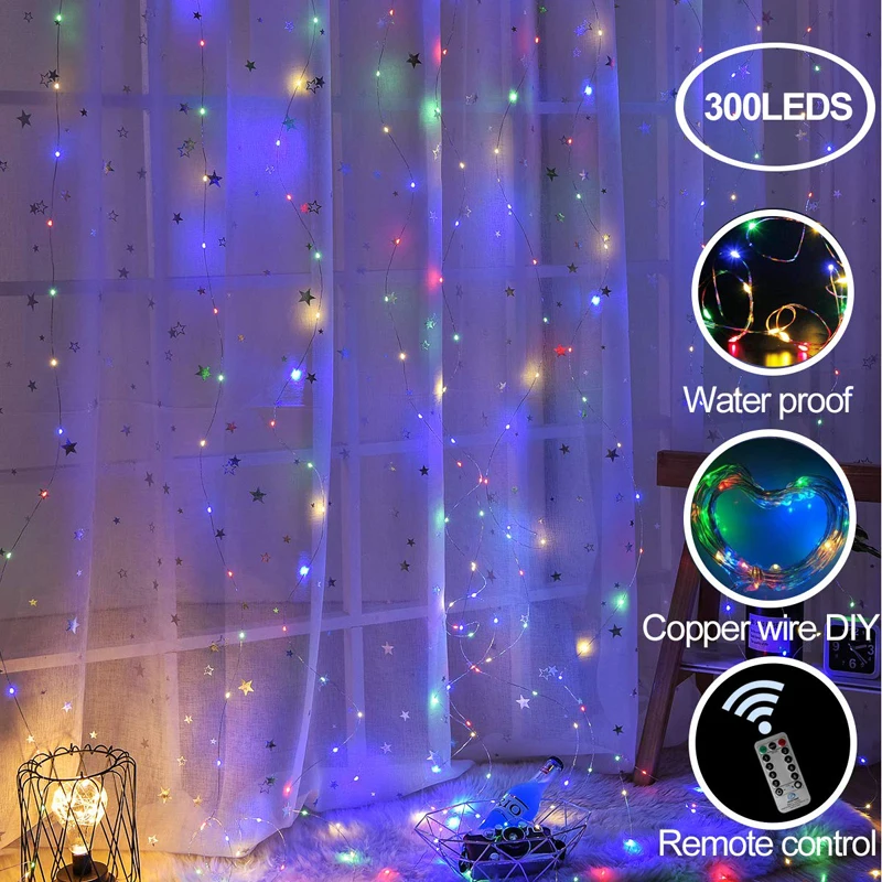3x1/3x3M USB LED Icicle String Lights Christmas Fairy Lights 8 Modes LED Window Curtain Lights for DIY garland Garden Decoration
3x1/3x3M USB LED Icicle String Lights Christmas Fairy Lights 8 Modes LED Window Curtain Lights for DIY garland Garden Decoration
