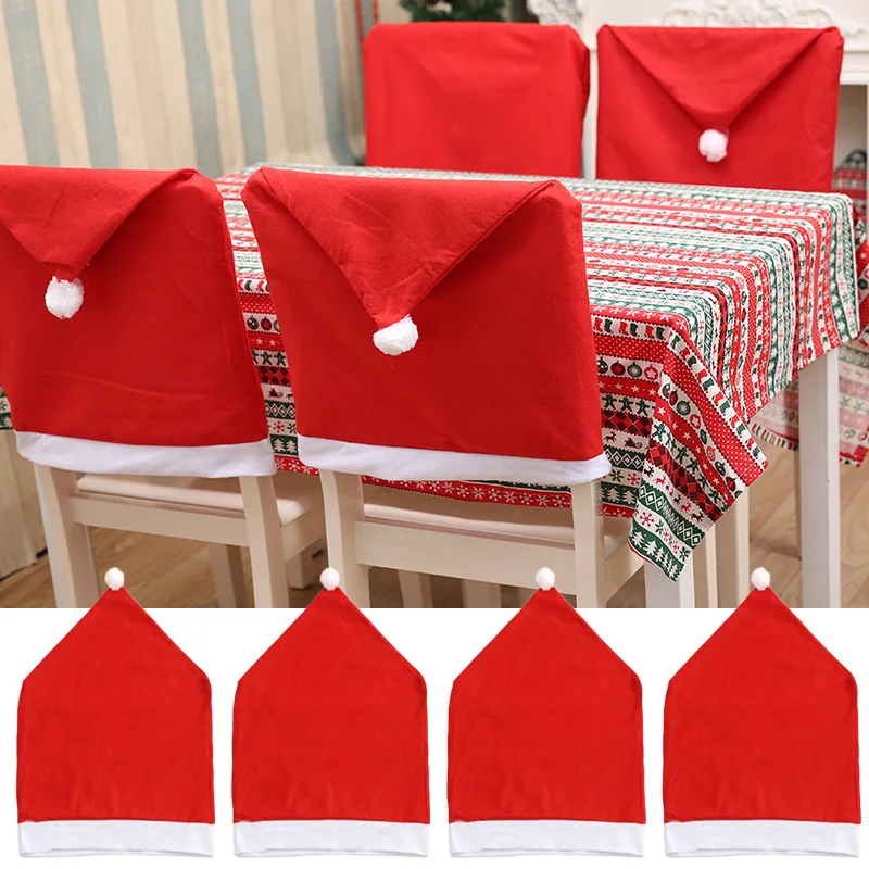 4pcs Christmas Hat Chair Cover Red Santa Claus Dining Chair Cover for Holiday New Year Merry Christmas Party Kitchen Table Decor
4pcs Christmas Hat Chair Cover Red Santa Claus Dining Chair Cover for Holiday New Year Merry Christmas Party Kitchen Table Decor