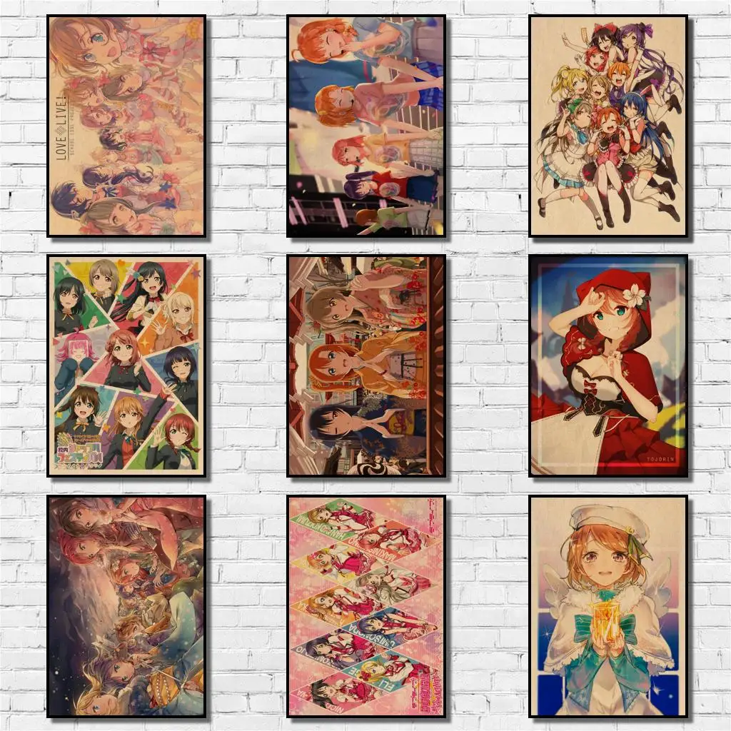 50 Дизайнов аниме LoveLive! Школьный идентификатор проект плакат из крафт-бумаги главный герой искусство Красивая Наклейка на стену для кофейни ...
50 Дизайнов аниме LoveLive! Школьный идентификатор проект плакат из крафт-бумаги главный герой искусство Красивая Наклейка на стену для кофейни ...