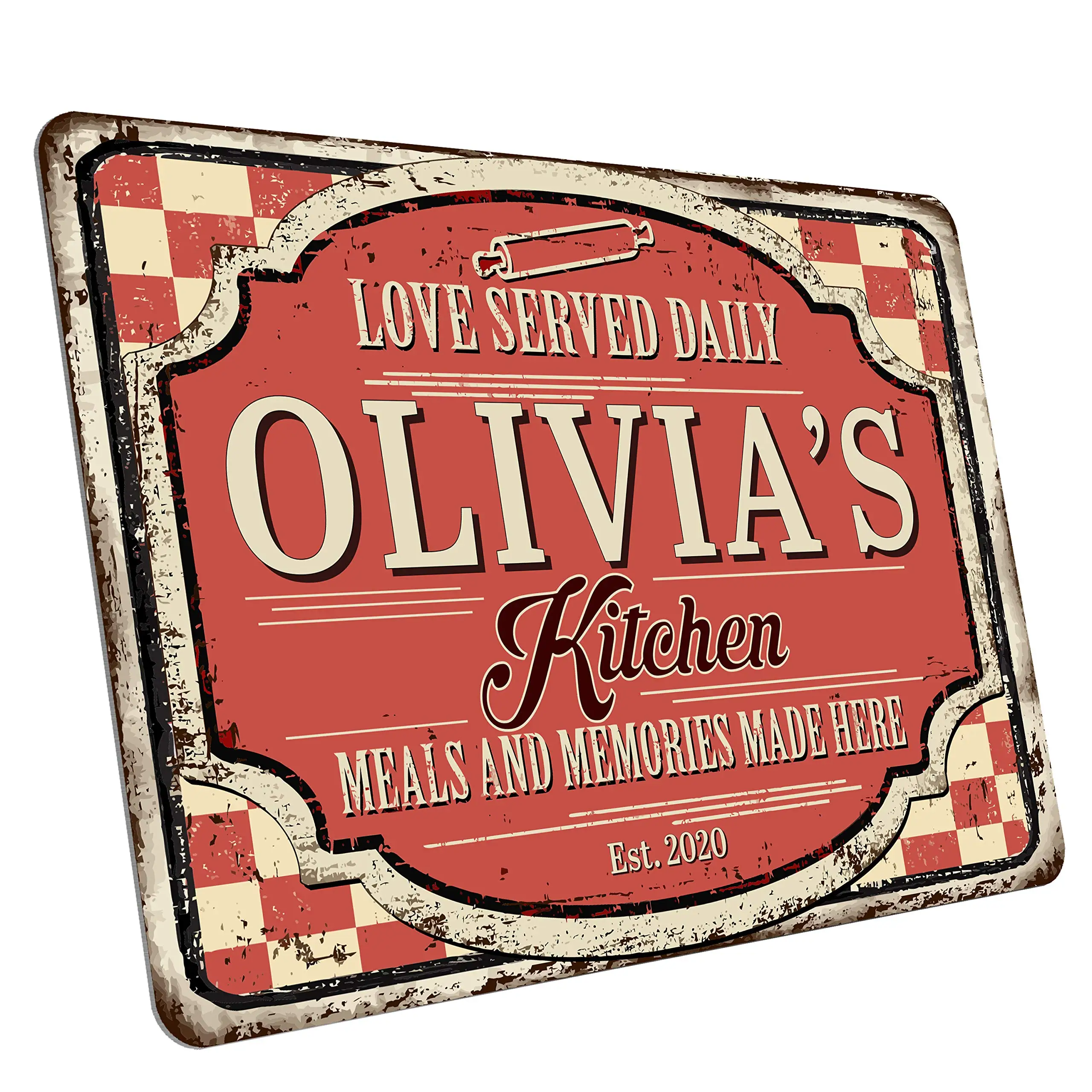 Personalized Kitchen Sign, Vintage Family Wall Art Decor w/Customizable Design & Text, Name - 8 x 12 - Retro Kitchen Decoration,
Personalized Kitchen Sign, Vintage Family Wall Art Decor w/Customizable Design & Text, Name - 8 x 12 - Retro Kitchen Decoration,