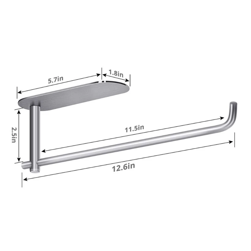Self-adhesive Under Cabinet Paper Roll Rack Towel Holder Tissue Hanger Storage Rack for Bathroom Toilet Kitchen Accessories
Self-adhesive Under Cabinet Paper Roll Rack Towel Holder Tissue Hanger Storage Rack for Bathroom Toilet Kitchen Accessories