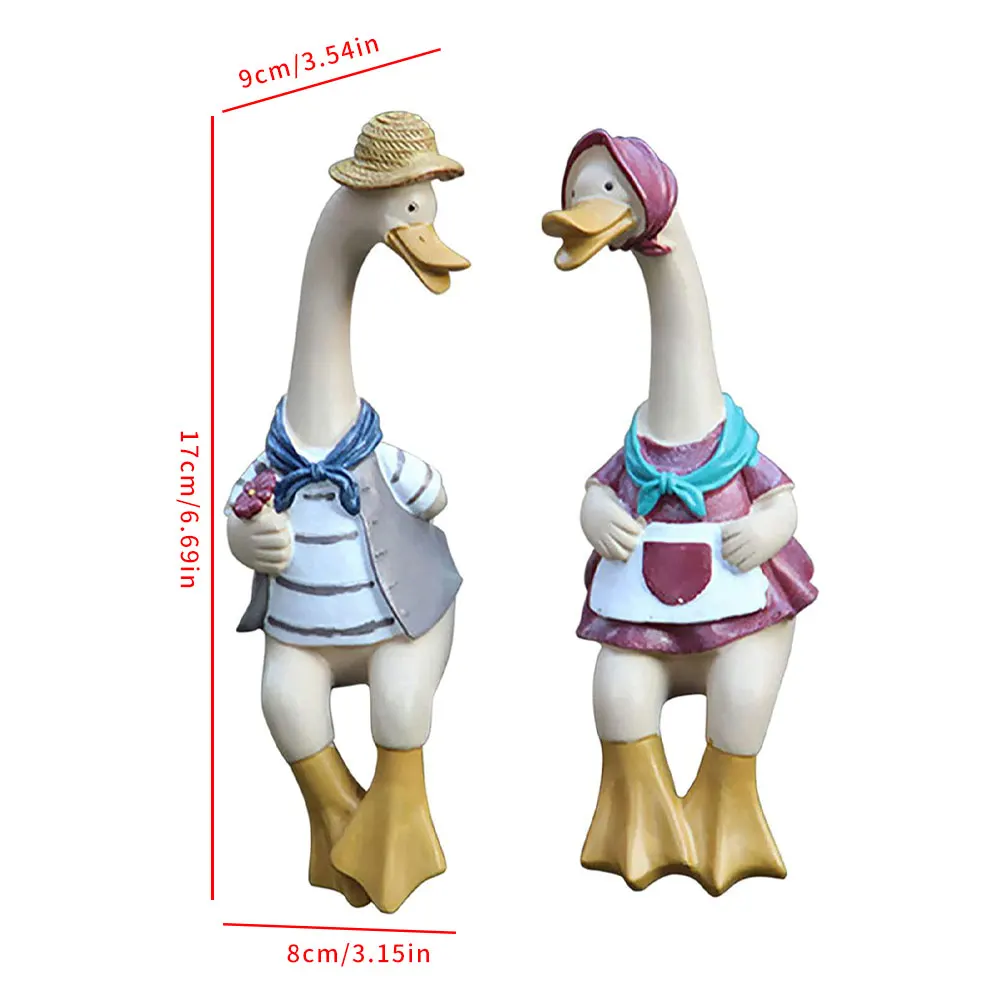 2PCS Garden Duck Ornaments Resin Couple Duck Statue Yard Art Crafts Decor For Lawn Animal Ornament Couple Duck Sculpture Decor
2PCS Garden Duck Ornaments Resin Couple Duck Statue Yard Art Crafts Decor For Lawn Animal Ornament Couple Duck Sculpture Decor