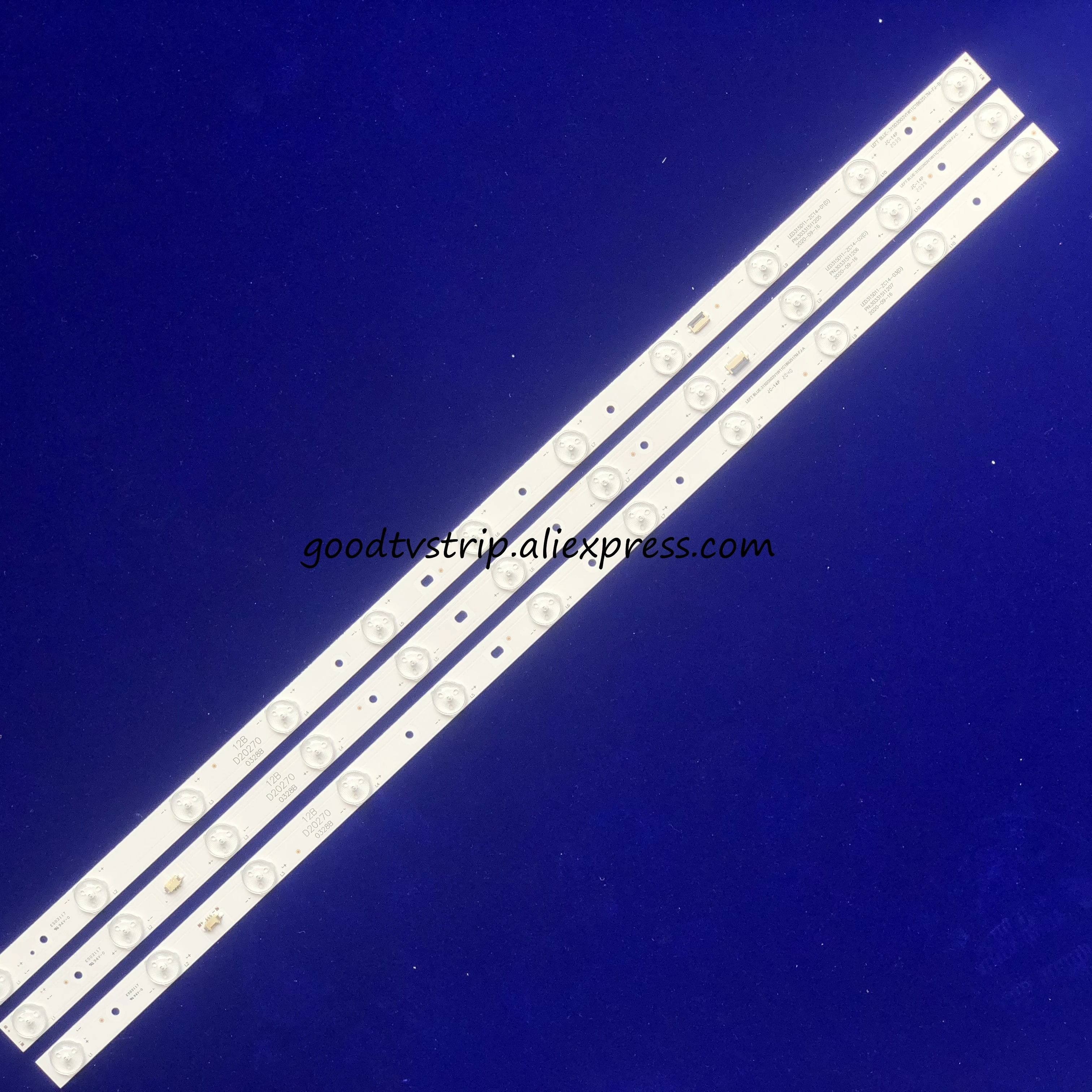 Фото Лента светодиодной подсветки для телевизора Haier 32" LE32B50 H32E16 LE32D8810 LED315D11-ZC14-01(D) 02(D)