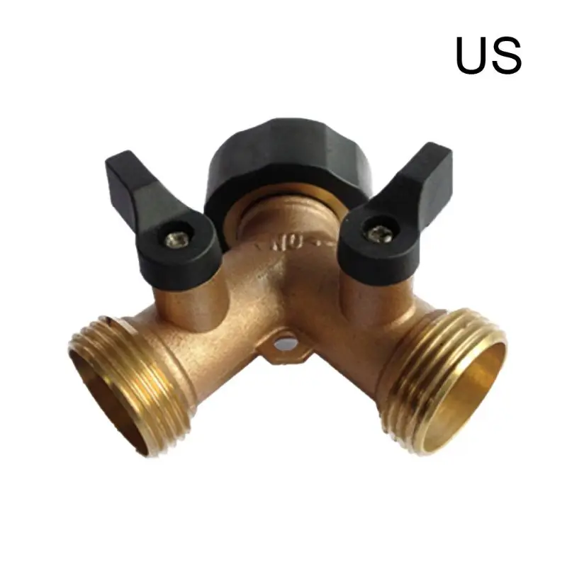 Garden Hose Connector 2 Way Splitter Tap Diverter Outlet Hose Spigot Adapter with 2 Valves Garden Irrigation Supplies
Garden Hose Connector 2 Way Splitter Tap Diverter Outlet Hose Spigot Adapter with 2 Valves Garden Irrigation Supplies