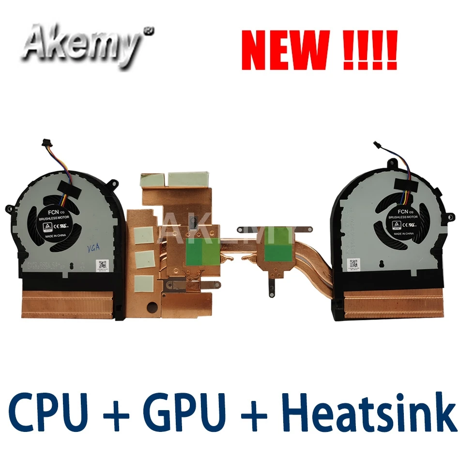 

New cpu gpu cooling Radiator Fan cooler for Asus ROG TUF Gaming FX80G FX80GM FX80GE ZX80GD FX8Q FX504G FX504GD FX504GE FX504GM