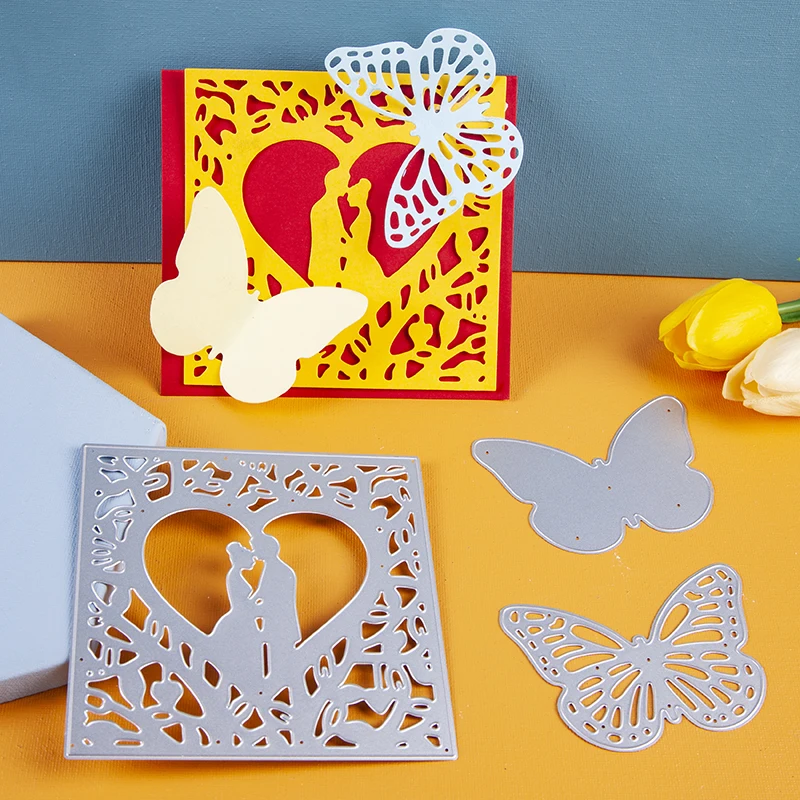 Butterfly Couple Wedding Dies Metal Cut Die Bride Groom Scrapbook Paper Decor Craft Knife Mould Blade Punch Stencil Die 2020 New
Butterfly Couple Wedding Dies Metal Cut Die Bride Groom Scrapbook Paper Decor Craft Knife Mould Blade Punch Stencil Die 2020 New