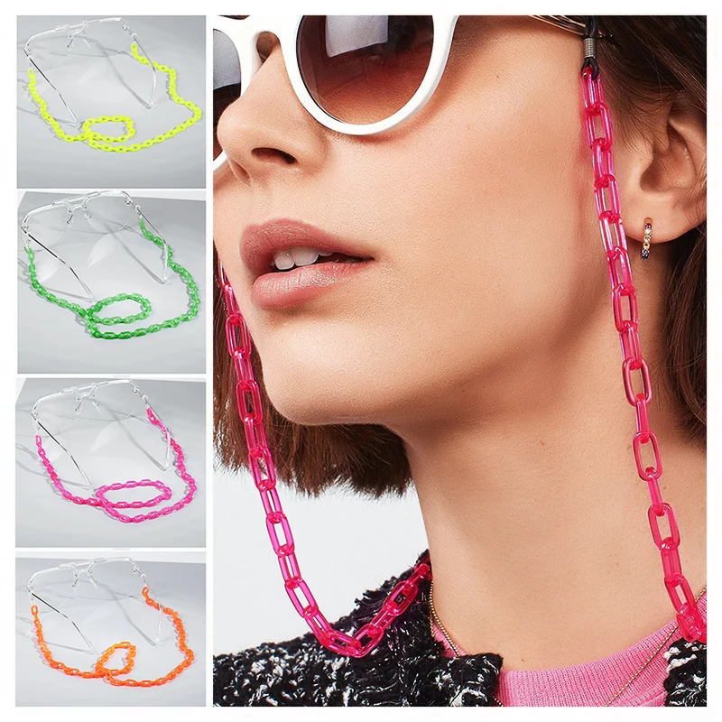 Candy Color Leopard Acrylic Sunglasses Chain Chic Womens Eyeglass Chains Reading Glasses Chain Eyewears Cord Holder Neck Lanyard
Candy Color Leopard Acrylic Sunglasses Chain Chic Womens Eyeglass Chains Reading Glasses Chain Eyewears Cord Holder Neck Lanyard