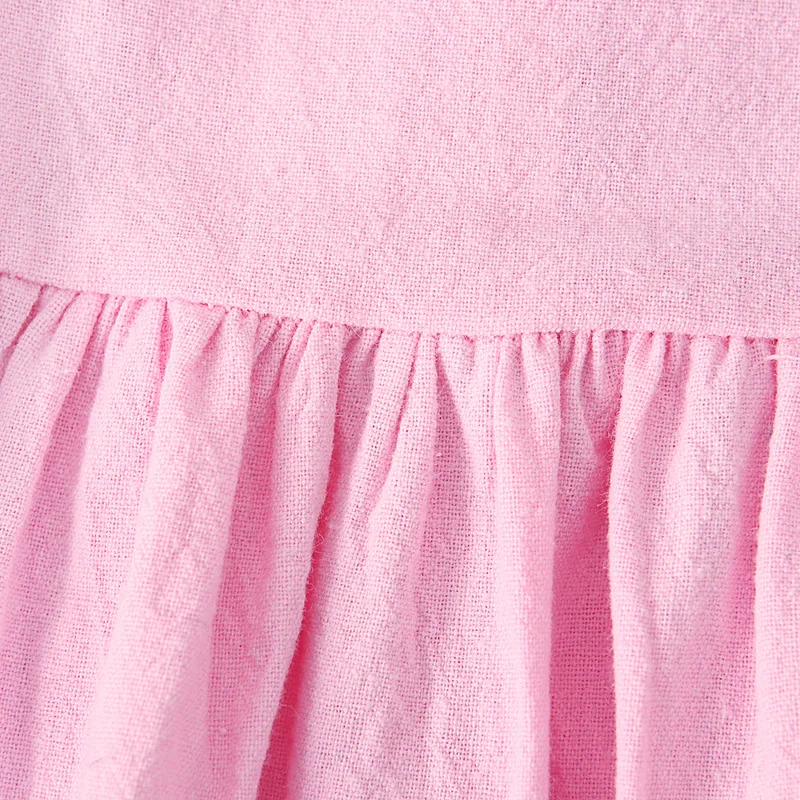 Summer Toddler Kids Baby Girl Clothes Cotton Casual Cute Sleeveless Infant Solid Color Ruffle Princess Party Dress Sundress
Summer Toddler Kids Baby Girl Clothes Cotton Casual Cute Sleeveless Infant Solid Color Ruffle Princess Party Dress Sundress