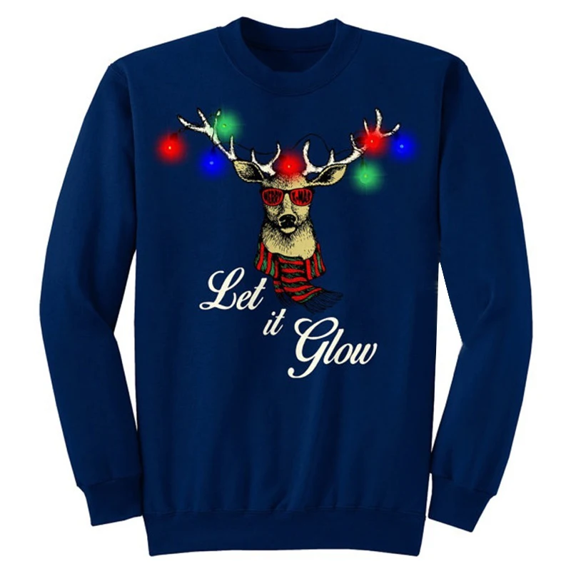 2020 Fashion Autumn Winter Christmas Elk Wapiti Print Loose Sweatshirt Hoodies Hooded Pullover Casual Long Sleeve Women's Hoodie
2020 Fashion Autumn Winter Christmas Elk Wapiti Print Loose Sweatshirt Hoodies Hooded Pullover Casual Long Sleeve Women's Hoodie