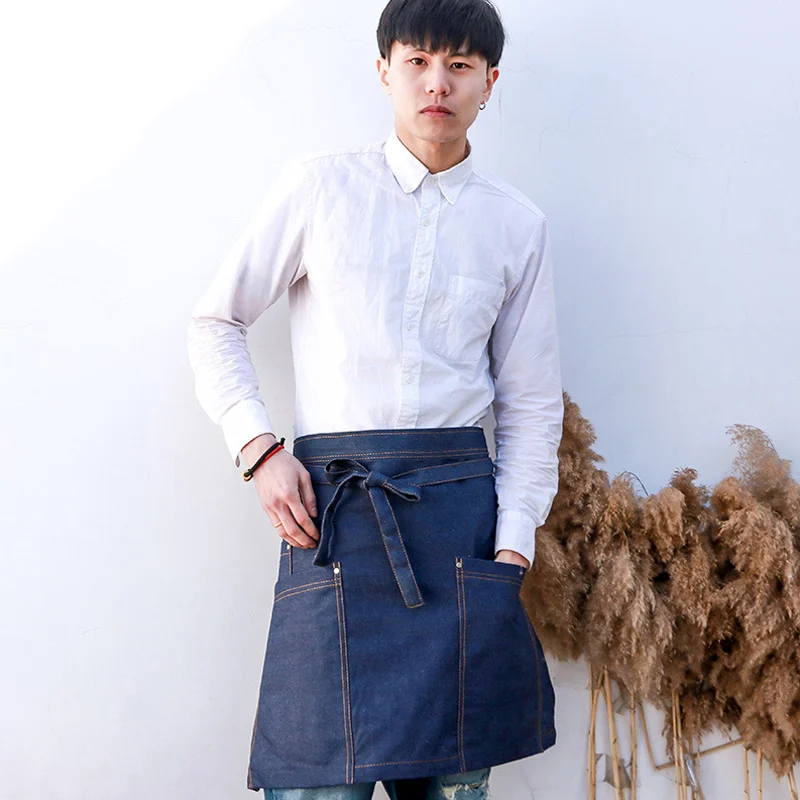 Half-length Apron Home Daily Use Kitchen Denim Adjustable Barista Restaurant Waiter Working Waist
Half-length Apron Home Daily Use Kitchen Denim Adjustable Barista Restaurant Waiter Working Waist