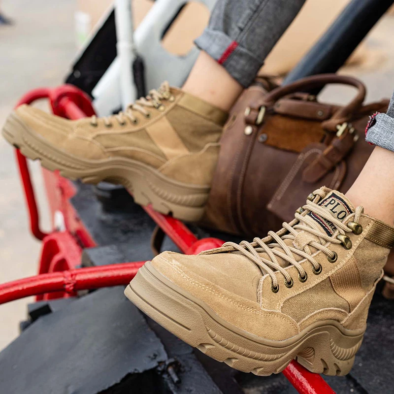 Anti-puncture Work Boots Men Steel Toe Shoes Outdoor Work Safety Boots Men Indestructible Safety Shoes Winter Boots Men Shoes
Anti-puncture Work Boots Men Steel Toe Shoes Outdoor Work Safety Boots Men Indestructible Safety Shoes Winter Boots Men Shoes