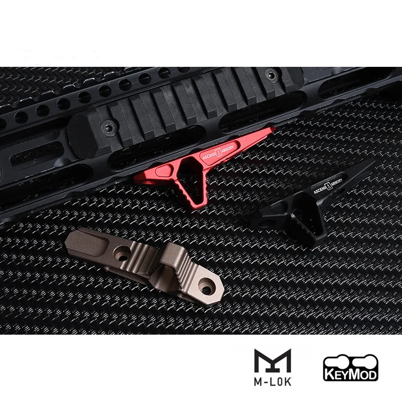 

New Tactical M-LOK KEYMOD Angled Hand Stop Kit Hunting Rifle Hanguard Blocker Aluminum Fit Picatinny Rail Gun Accessories