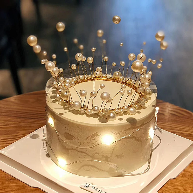 m-coos Metal Pearl Princess Crown Cake Topper Shiny Faux Pearl Headdress Wedding Engagement Cake Decoration Cosplay Headdress
m-coos Metal Pearl Princess Crown Cake Topper Shiny Faux Pearl Headdress Wedding Engagement Cake Decoration Cosplay Headdress