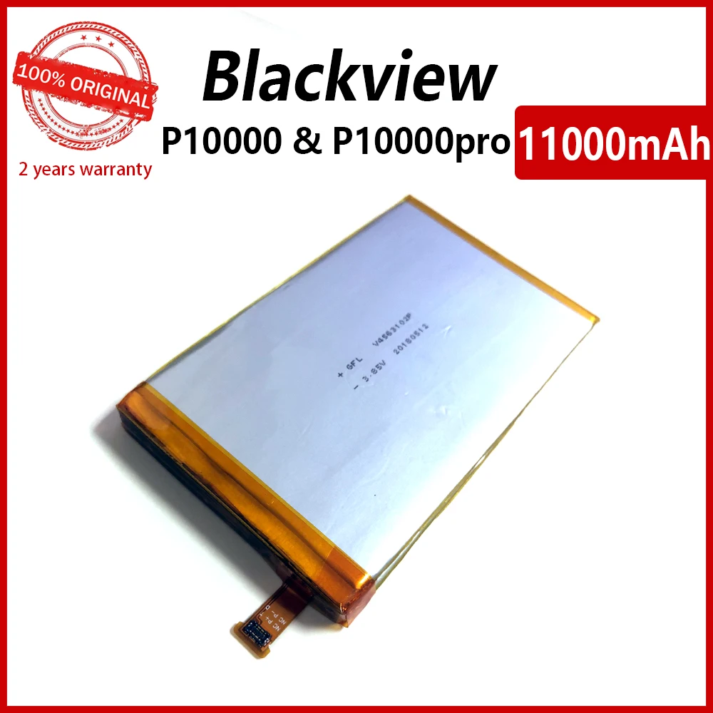 100% Оригинальный аккумулятор 11000 мА · ч для Blackview P10000 Pro | Мобильные телефоны и