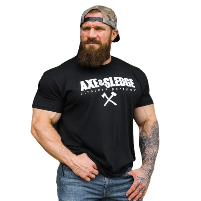 Solid Color T-Shirts Short Sleeve Men T-shirt Sports Men's Tide Man Fitness Sleeves Tshirt Running Male Graphic Bottoming Tops
Solid Color T-Shirts Short Sleeve Men T-shirt Sports Men's Tide Man Fitness Sleeves Tshirt Running Male Graphic Bottoming Tops