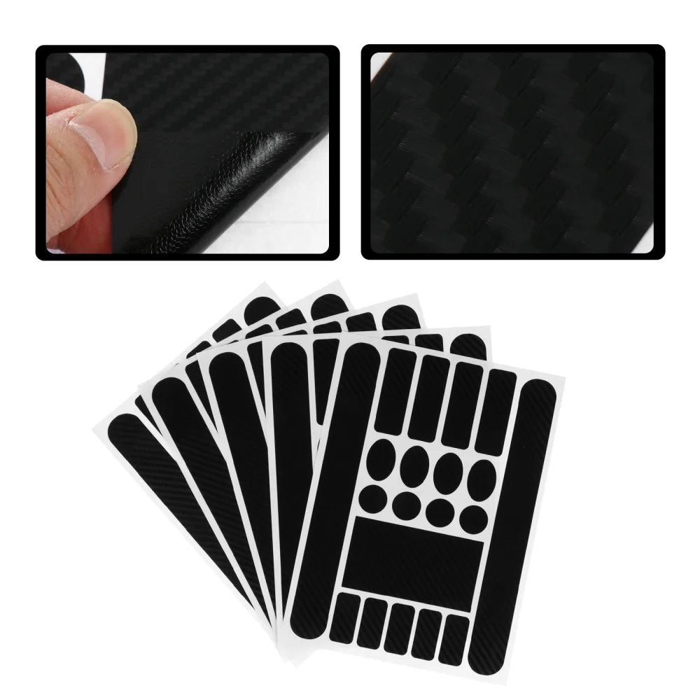 5 Sets Bike Frame Chain Protective Sticker Decals Mountain Bicycles Stickers