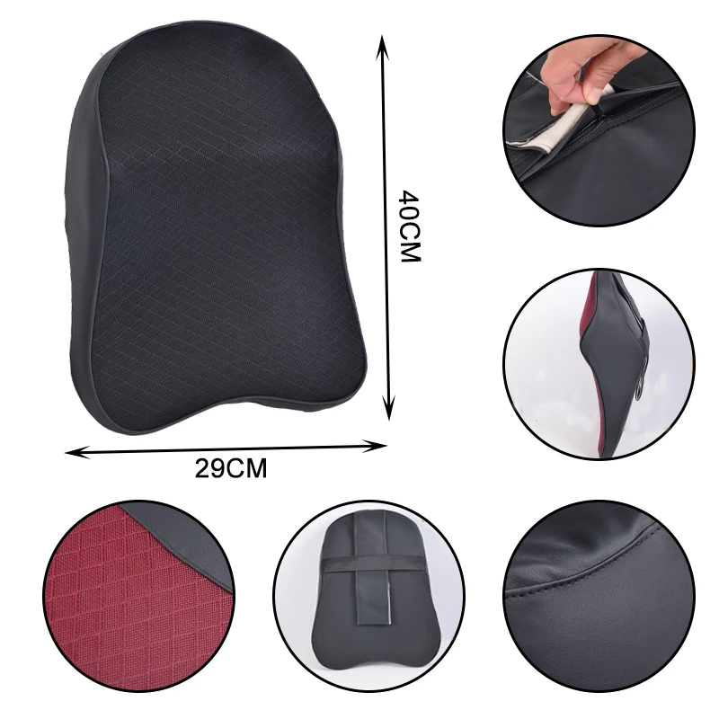 PU Leather Car Neck Pillow 3D Memory Foam Headrest Car Seat Neck Pillow Waist Back Rest Lumbar Cushion Support Car Accessories
PU Leather Car Neck Pillow 3D Memory Foam Headrest Car Seat Neck Pillow Waist Back Rest Lumbar Cushion Support Car Accessories