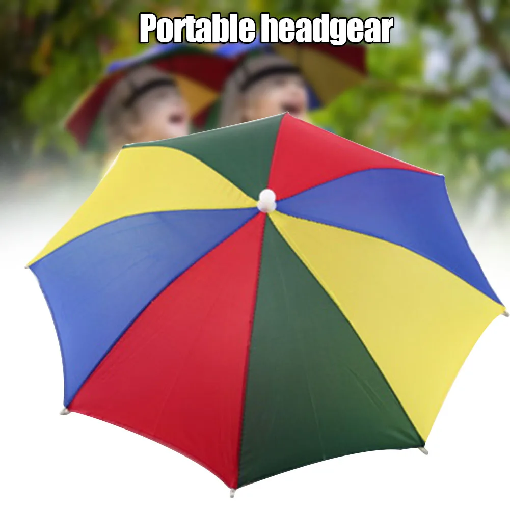 50cm Rainbow Umbrella Hat Foldable Portable for Adults Kids Travel Hiking Fishing B2Cshop
50cm Rainbow Umbrella Hat Foldable Portable for Adults Kids Travel Hiking Fishing B2Cshop