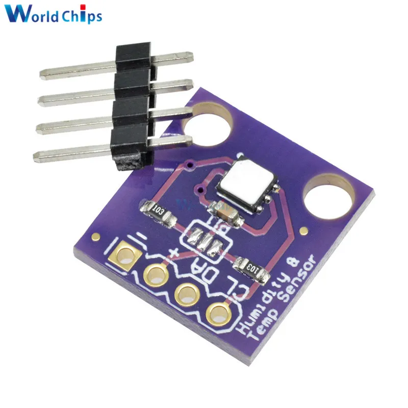 Интерфейс I2C GY-213V-HTU21D, датчик температуры и влажности, Замена модуля SHT21 SI7021 HDC1080, высокоточный датчик влажности
Интерфейс I2C GY-213V-HTU21D, датчик температуры и влажности, Замена модуля SHT21 SI7021 HDC1080, высокоточный датчик влажности