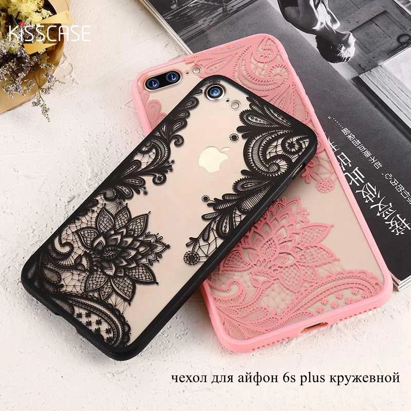 Чехол KISSCASE с цветочным кружевом для iphone 11 чехол 11pro max чехлы iPhone 7 5 6 6s X 8|Бамперы| |