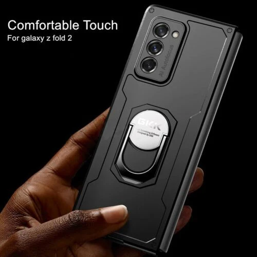 Magnetic Mobile Phone Hard Case for Samsung GalaxyZFold2 Armor Anti-Scratch Shockproof Phone Ring Hoder Case Mount Stand Bracket
Magnetic Mobile Phone Hard Case for Samsung GalaxyZFold2 Armor Anti-Scratch Shockproof Phone Ring Hoder Case Mount Stand Bracket