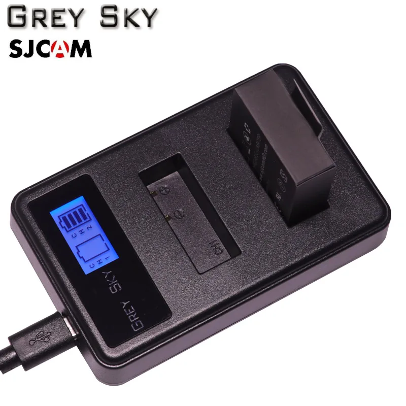 Новый аккумулятор SJCAM sj4000 eken H9 GIT-LB101 GIT sj5000 sj6000 sj7000 SJ8000 SJ9000 + двойное зарядное