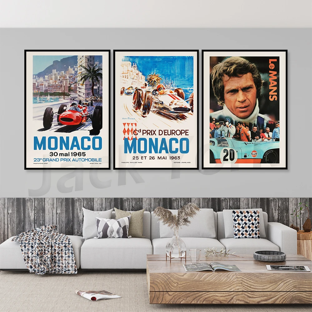 Vintage Car Monaco Gran Prix Poster 1963 / Racing Poster / Michel Beligond Wall Art / Automotive Decor
Vintage Car Monaco Gran Prix Poster 1963 / Racing Poster / Michel Beligond Wall Art / Automotive Decor