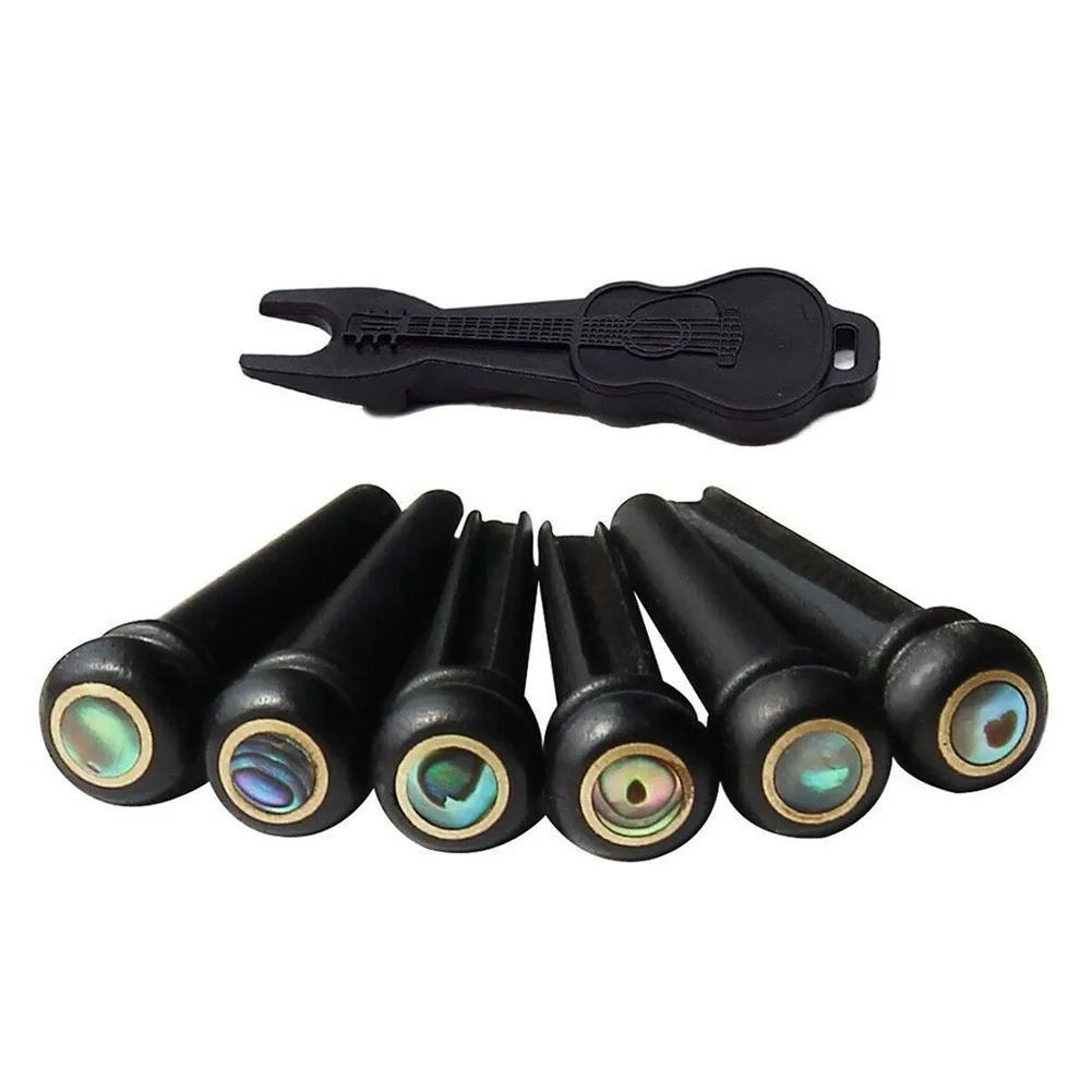 6Pcs High Quality Wood Ebony Inlaid Abalone Brass Guitar Bridge Pins String Pegs Point String Nails Remover For Martin Acoustic
6Pcs High Quality Wood Ebony Inlaid Abalone Brass Guitar Bridge Pins String Pegs Point String Nails Remover For Martin Acoustic
