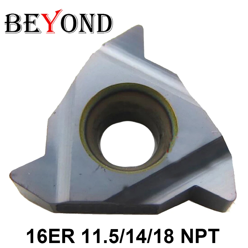 BEYOND 10pcs Threading Carbide Inserts Turning Tool 16ER 11.5NPT 14NPT 18NPT BBM18 NPT CNC Lathe Tools Cutter
BEYOND 10pcs Threading Carbide Inserts Turning Tool 16ER 11.5NPT 14NPT 18NPT BBM18 NPT CNC Lathe Tools Cutter