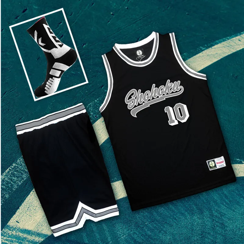 Аниме SLAM DUNK Sakuragi Hanamichi Kuroko No Basuke Косплей Костюм Shutoku School #10 баскетбольная майка Униформа Мужская спортивная одежда
Аниме SLAM DUNK Sakuragi Hanamichi Kuroko No Basuke Косплей Костюм Shutoku School #10 баскетбольная майка Униформа Мужская спортивная одежда