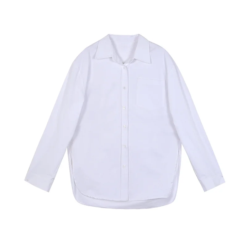 White Long Shirt Women Plus Size Loose Shirts Cotton Turn-down Collar Long Sleeve Blouse 2021 Autumn Fashion Ladies Tops 12454
White Long Shirt Women Plus Size Loose Shirts Cotton Turn-down Collar Long Sleeve Blouse 2021 Autumn Fashion Ladies Tops 12454