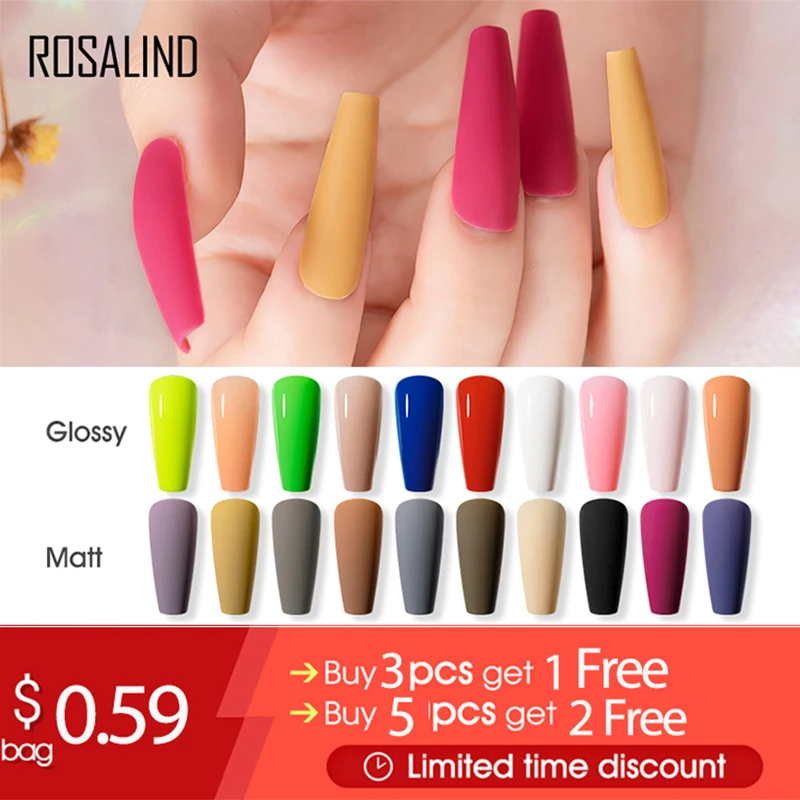 ROSALIND 100 шт. поддельные материалы для ногтей профессионалов художественные