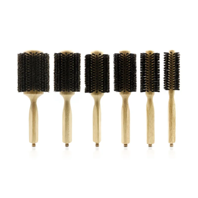 Barber Salon Boar Bristles Hair Round Brush Professional Hairdressing Comb Barber Hair Brush Hair Styling Comb Wood Round Brush
Barber Salon Boar Bristles Hair Round Brush Professional Hairdressing Comb Barber Hair Brush Hair Styling Comb Wood Round Brush