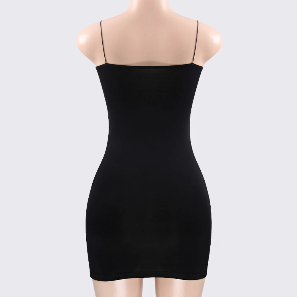 Fashion Women Solid Color Slims Fit Sleeveless Spaghetti Strap Bodycon Mini Dress suitable for party perfect for sexy women
Fashion Women Solid Color Slims Fit Sleeveless Spaghetti Strap Bodycon Mini Dress suitable for party perfect for sexy women