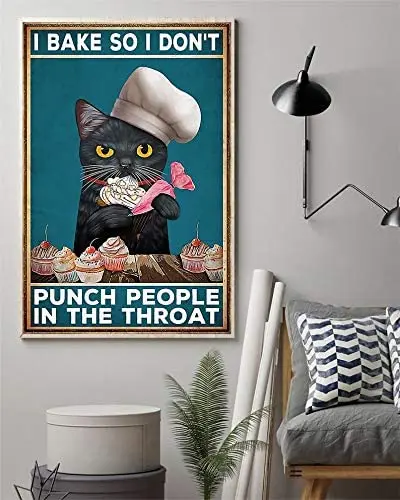 Tin Sign Poster I Bake So I Don't Punch Metal Plaque Home Kitchen Restaurant Bakery Wall Decoration Plaque Metal Plate 12*8 Inch
Tin Sign Poster I Bake So I Don't Punch Metal Plaque Home Kitchen Restaurant Bakery Wall Decoration Plaque Metal Plate 12*8 Inch