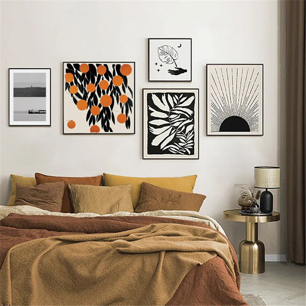 Abstract Orange Leaf Wall Art Poster Moon Star Line Drawing Canvas Painting Sun Skyline Landscape Art Prints Modern Home Decor
Abstract Orange Leaf Wall Art Poster Moon Star Line Drawing Canvas Painting Sun Skyline Landscape Art Prints Modern Home Decor