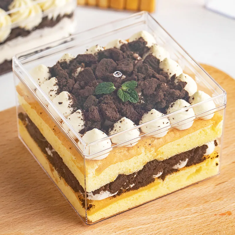 10pcs High quality 380ml square clear plastic box favors cake pastry Tiramisu Hibiscus cup packaging dessert snack cup with lid
10pcs High quality 380ml square clear plastic box favors cake pastry Tiramisu Hibiscus cup packaging dessert snack cup with lid