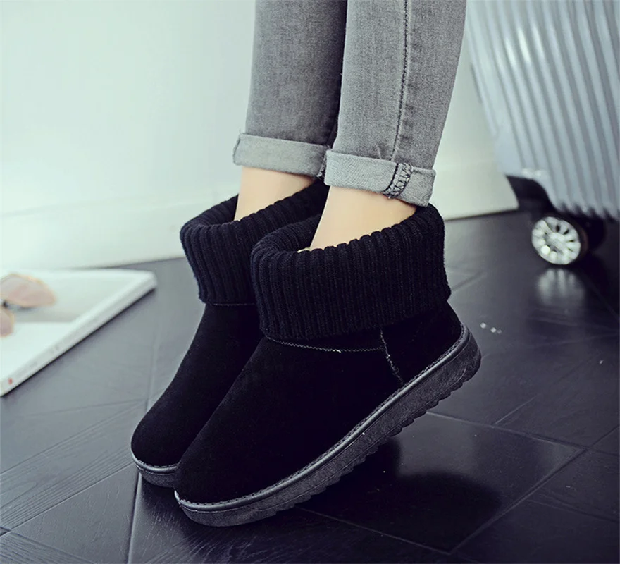 Woolen Snow Boots Women's Flat-bottomed Non-slip Short-tube Ankle Boots Flat-heeled Plus Velvet Warm Cotton Shoes 2021 New Boots
Woolen Snow Boots Women's Flat-bottomed Non-slip Short-tube Ankle Boots Flat-heeled Plus Velvet Warm Cotton Shoes 2021 New Boots