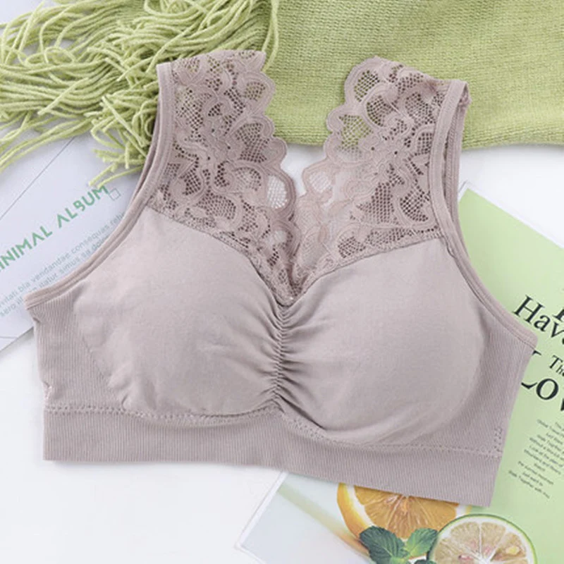 Women Lace Sexy Bra Sexy V Neck Tops Women Intimates Push Up Comfort Super Elastic Breathable Lace Bralette Solid Color Lingerie
Women Lace Sexy Bra Sexy V Neck Tops Women Intimates Push Up Comfort Super Elastic Breathable Lace Bralette Solid Color Lingerie