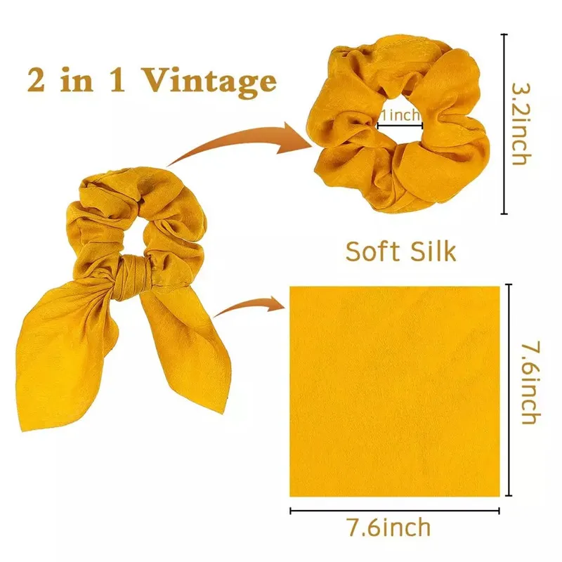 1PCS Fashion Girls Rabbit Ear Shape Scrunchie Hair Rope Bowknots Silk Fabric Ponytail Holder Elastic HairBands Hair Accessories
1PCS Fashion Girls Rabbit Ear Shape Scrunchie Hair Rope Bowknots Silk Fabric Ponytail Holder Elastic HairBands Hair Accessories