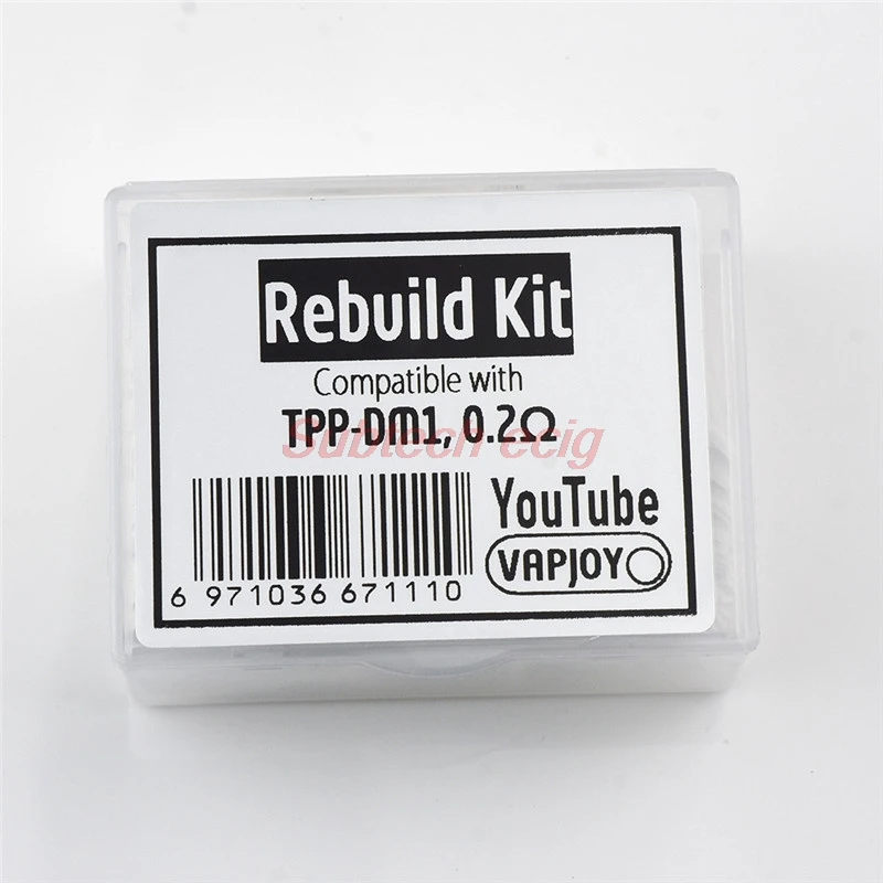 10pcs VAPJOY DIY Rebuild Kit for TPP DM1 0.2ohm Mesh Coil Drag 3 Drag X Plus Mod Pod Rebuild pods pen Pod Cartridge Repair Tool
10pcs VAPJOY DIY Rebuild Kit for TPP DM1 0.2ohm Mesh Coil Drag 3 Drag X Plus Mod Pod Rebuild pods pen Pod Cartridge Repair Tool