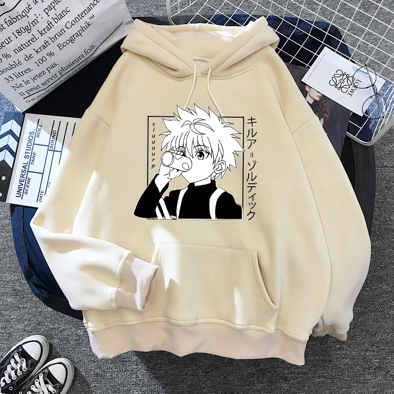 Cute Mens Hoodies Hunter X Hunter Men Women Pullovers Hoodies Sweatshirts Killua Zoldyck Hisoka 90s Anime Hoody Streetwear Tops
Cute Mens Hoodies Hunter X Hunter Men Women Pullovers Hoodies Sweatshirts Killua Zoldyck Hisoka 90s Anime Hoody Streetwear Tops