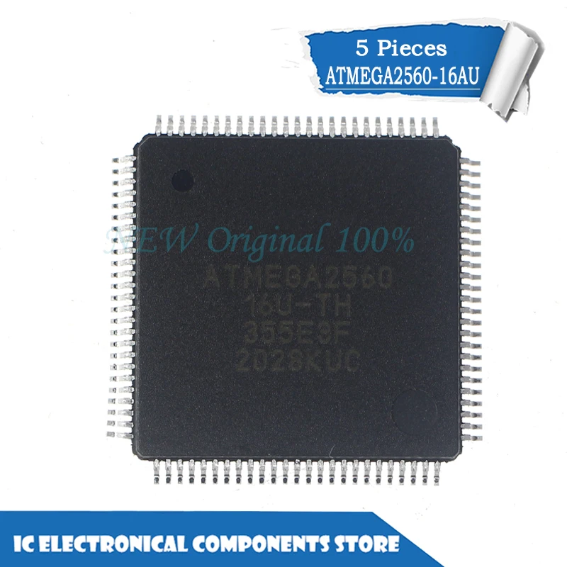 New original ATMEGA2560-16AU ATMEGA2560 16AU TQFP-100 IC 5pcs/lot
New original ATMEGA2560-16AU ATMEGA2560 16AU TQFP-100 IC 5pcs/lot