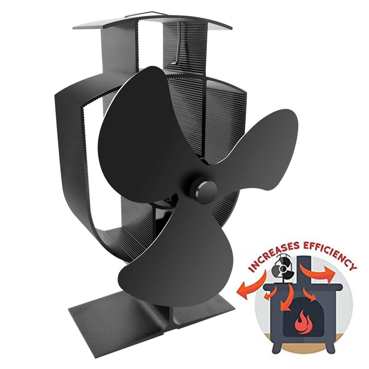 Eco-friendly Heat Powered Stove Fan for Wood Log Burner FireplaceEco-friendly Heat Powered Stove Fan
Eco-friendly Heat Powered Stove Fan for Wood Log Burner FireplaceEco-friendly Heat Powered Stove Fan