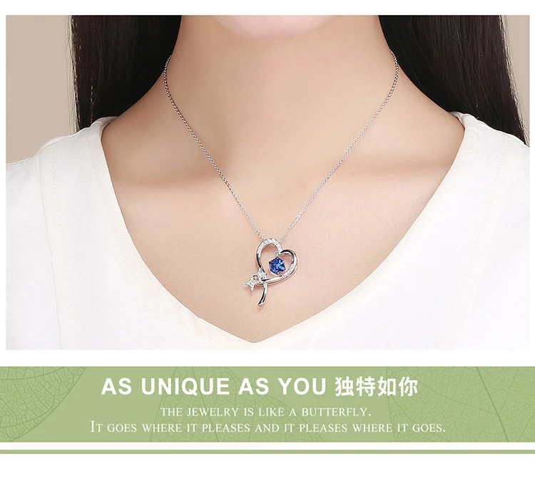 Luxury Crystal Love Heart Pendant Necklace Women Clavicle Chain Necklace Plated Jewelry Wedding Lovers Gifts
Luxury Crystal Love Heart Pendant Necklace Women Clavicle Chain Necklace Plated Jewelry Wedding Lovers Gifts