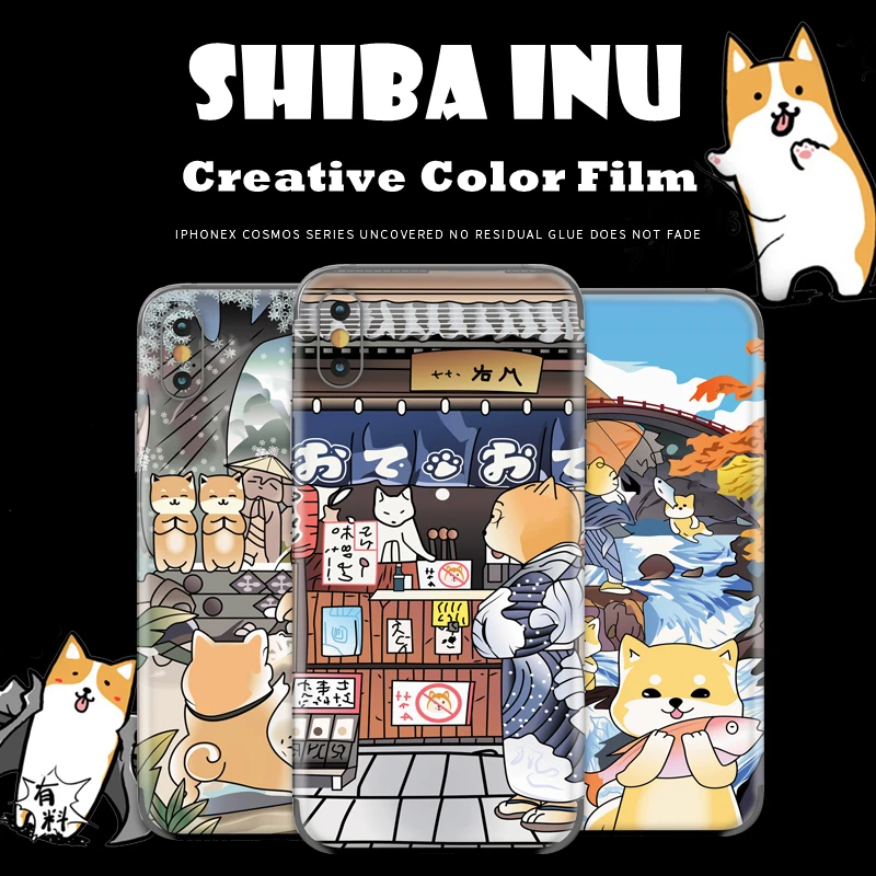 Shiba Inu Phone Creative stickers For iPhone 11 12pro back sticker Cartoon doge for xsmax 8plus XR Ink seriesthe color film
Shiba Inu Phone Creative stickers For iPhone 11 12pro back sticker Cartoon doge for xsmax 8plus XR Ink seriesthe color film